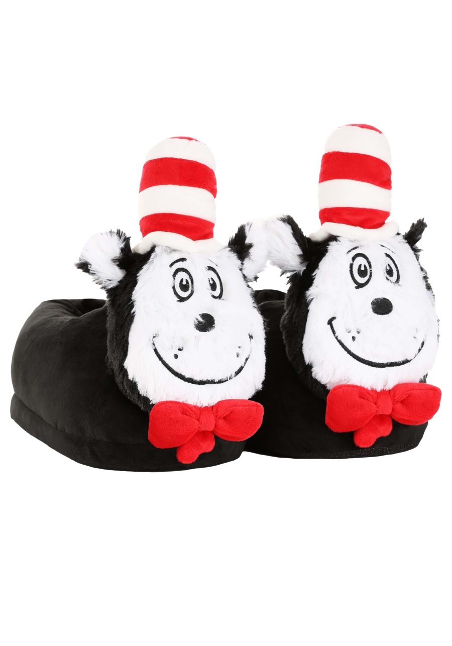 Adult Cat in the Hat 3D Character Slippers