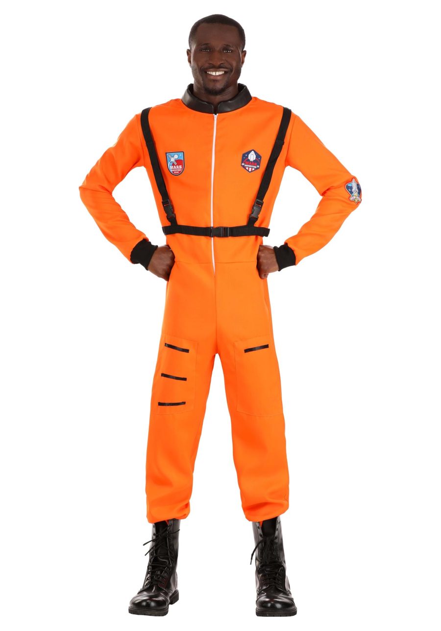 Adult Classic Orange Astronaut Costume