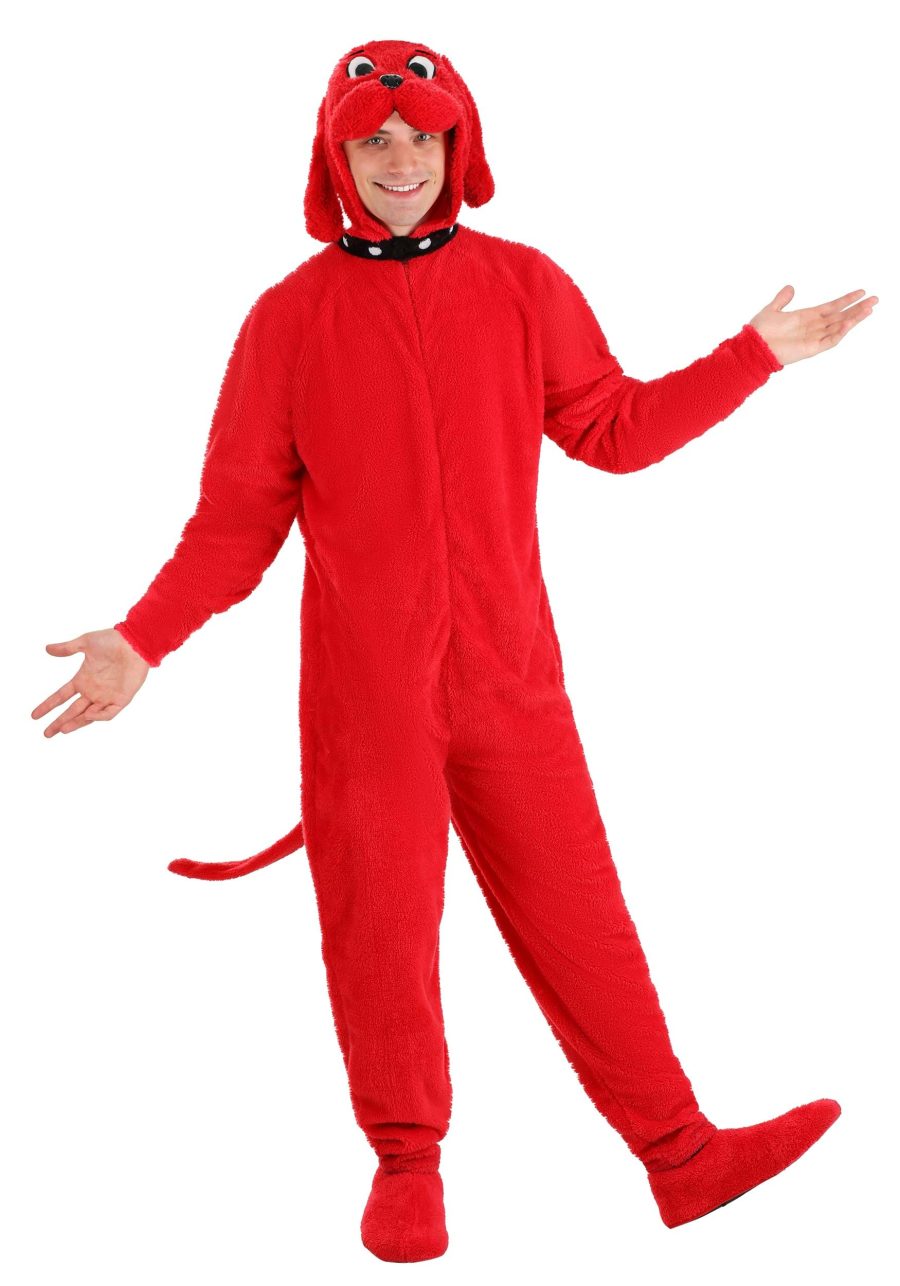 Adult Clifford the Big Red Dog Costume