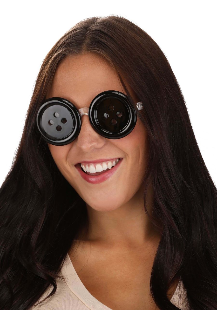 Adult Coraline Button Eye Glasses