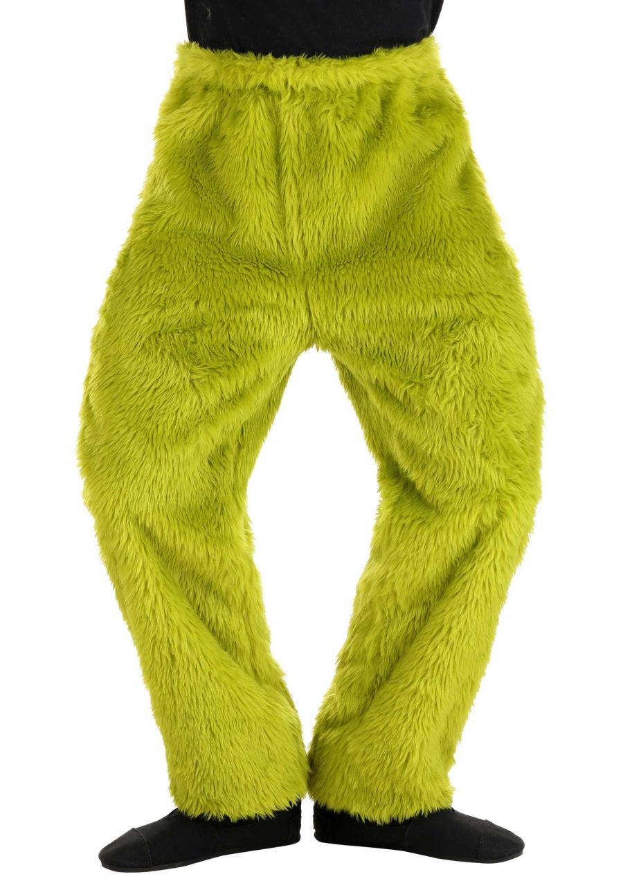 Adult Dr. Seuss Grinch Green Fur Pants