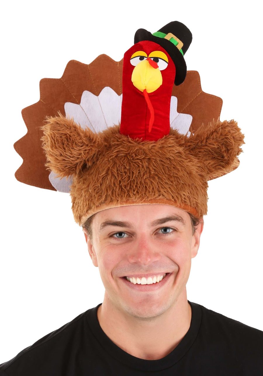 Adult Gobbler Plush Costume Hat