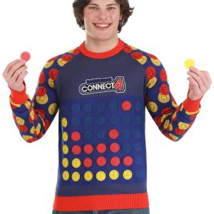 Adult Hasbro Games Connect Four Sweater