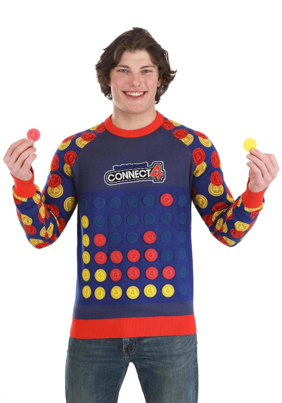 Adult Hasbro Games Connect Four Sweater