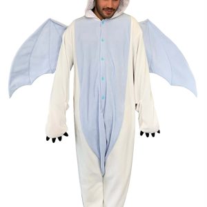 Adult How to Train Your Dragon Light Fury Kigurumi