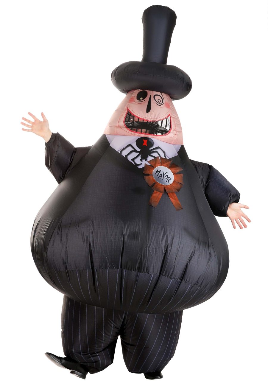 Adult Nightmare Before Christmas Mayor Inflatable Costume