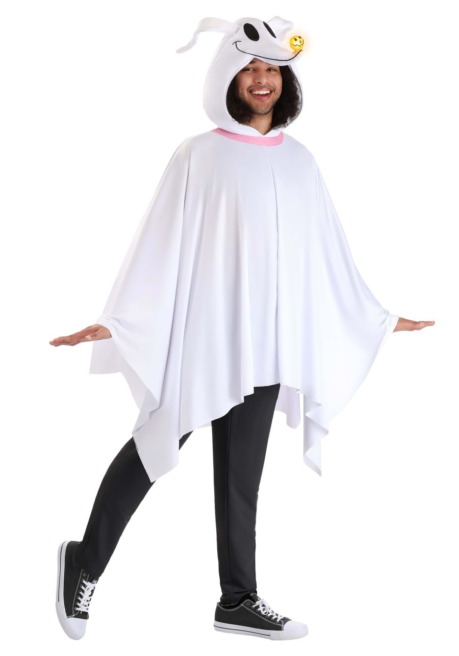 Adult Nightmare Before Christmas Zero Costume Poncho