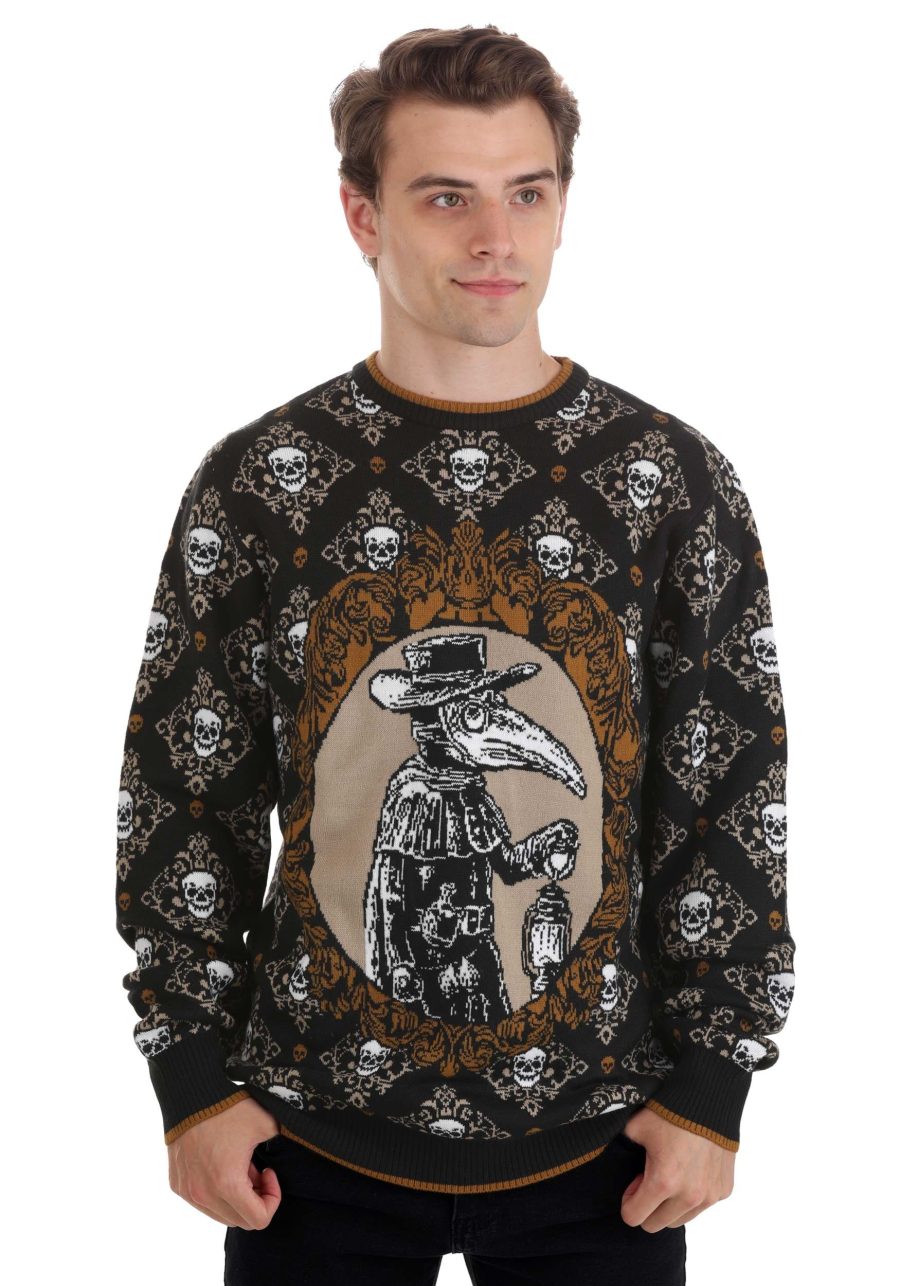 Adult Plague Doctor Halloween Sweater