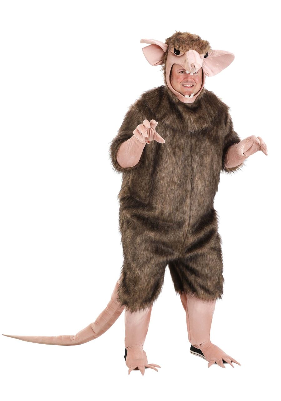 Adult Plus Size Sewer Rat Costume