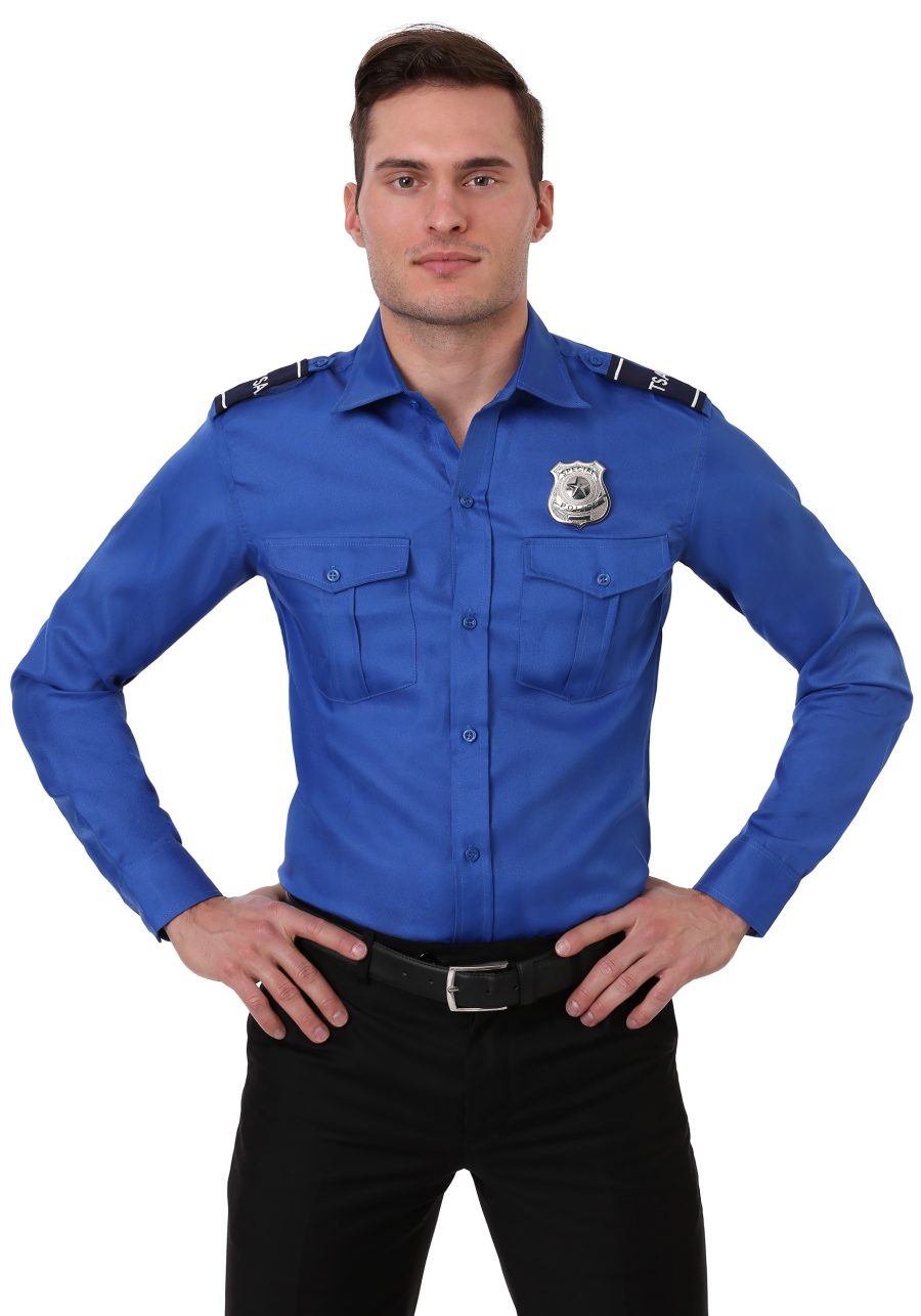 Adult Plus Size TSA Costume Shirt