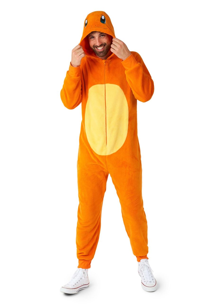 Adult Pok??mon Charmander Costume Onesie