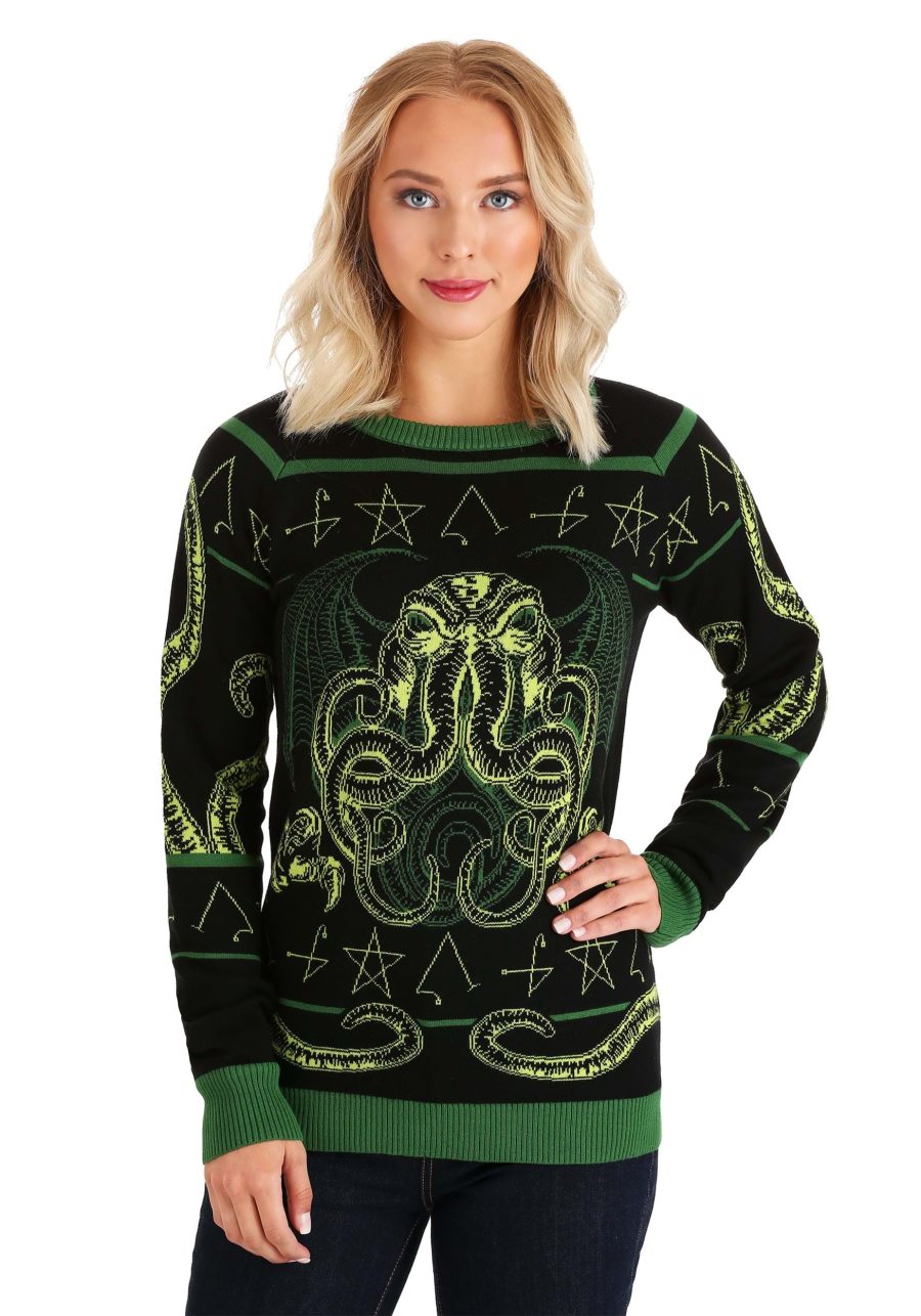 Adult Rage of Cthulhu Halloween Sweater