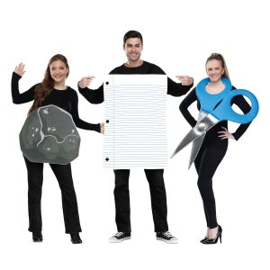 Adult Rock, Paper, Scissors Costume