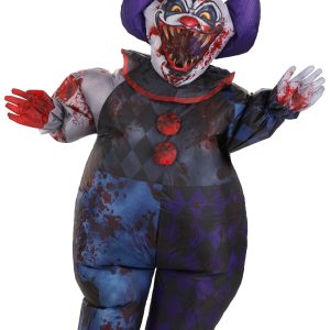 Adult Scary Inflatable Clown Costume