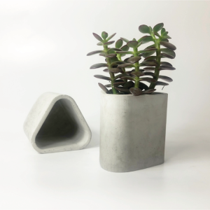 Angular Concrete Plant Pot