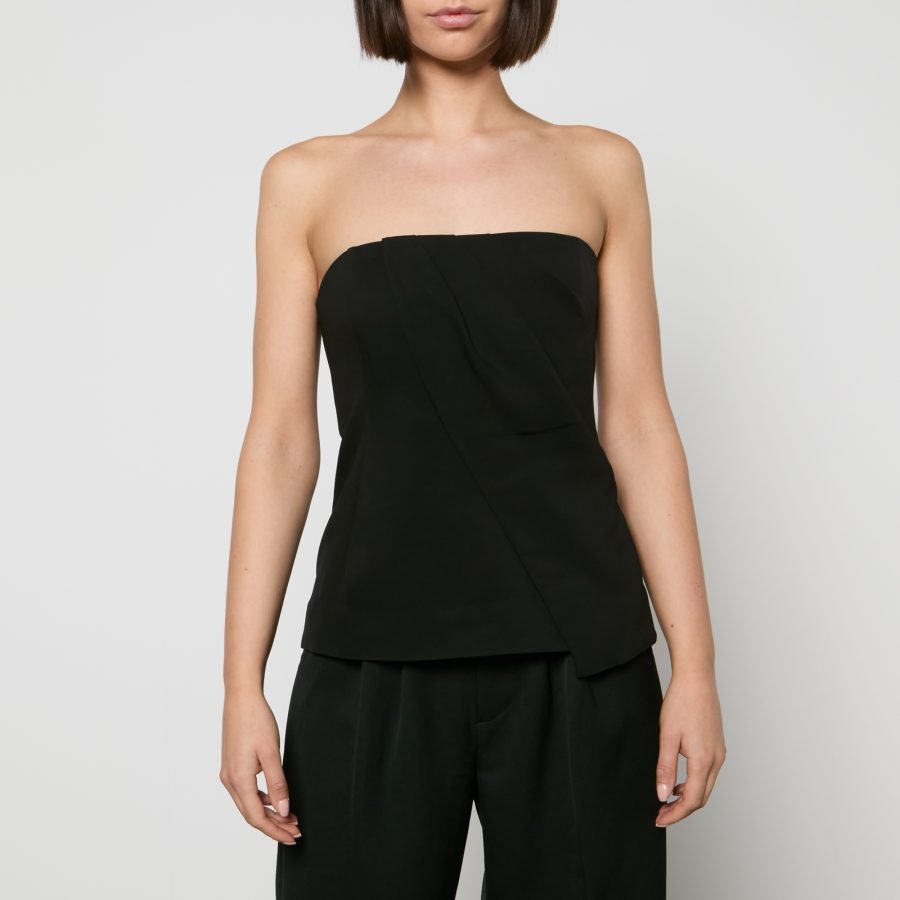 Anine Bing Halle Crepe Top - S