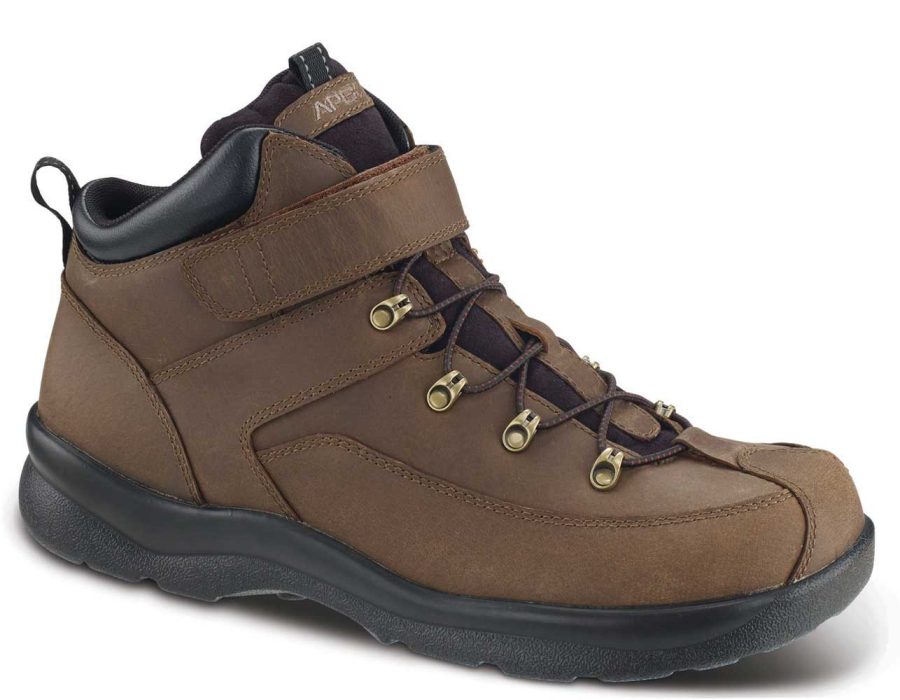 Apex Shoes A4100M Ariya Men's 2" Hiking Boot - Orthopedic Diabetic Shoe - Extra Wide - Extra Depth