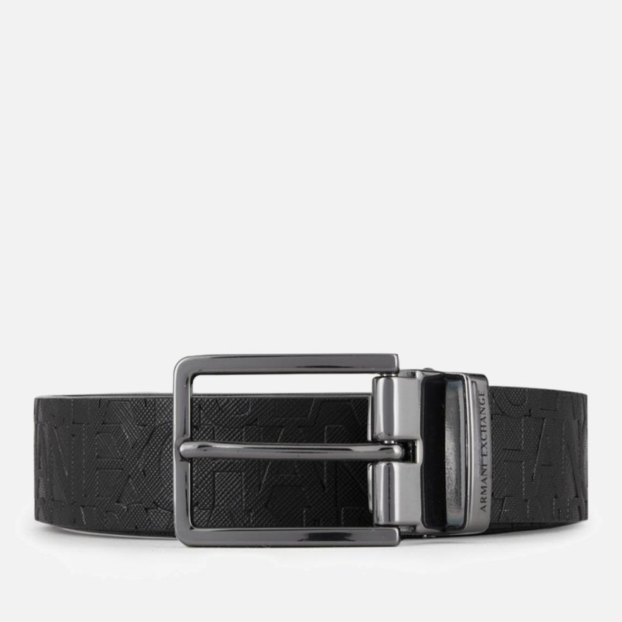 Armani Exchange Faux Leather Belt