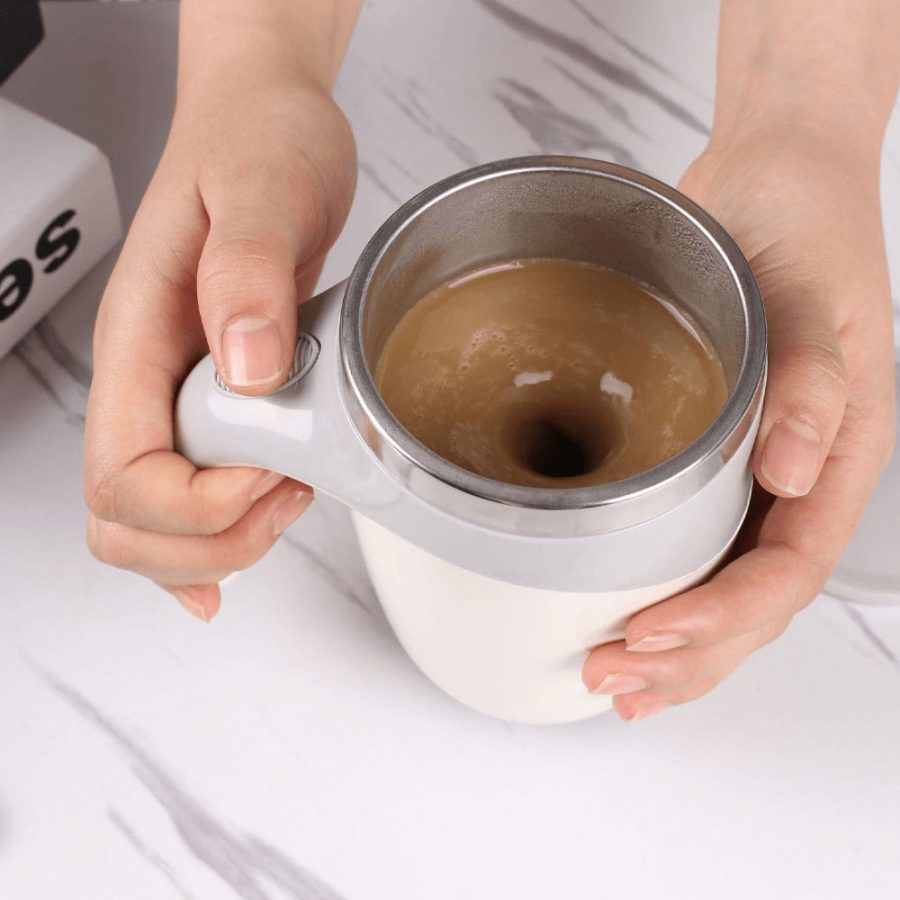 Automatic Self-Stirring Magnetic Mug