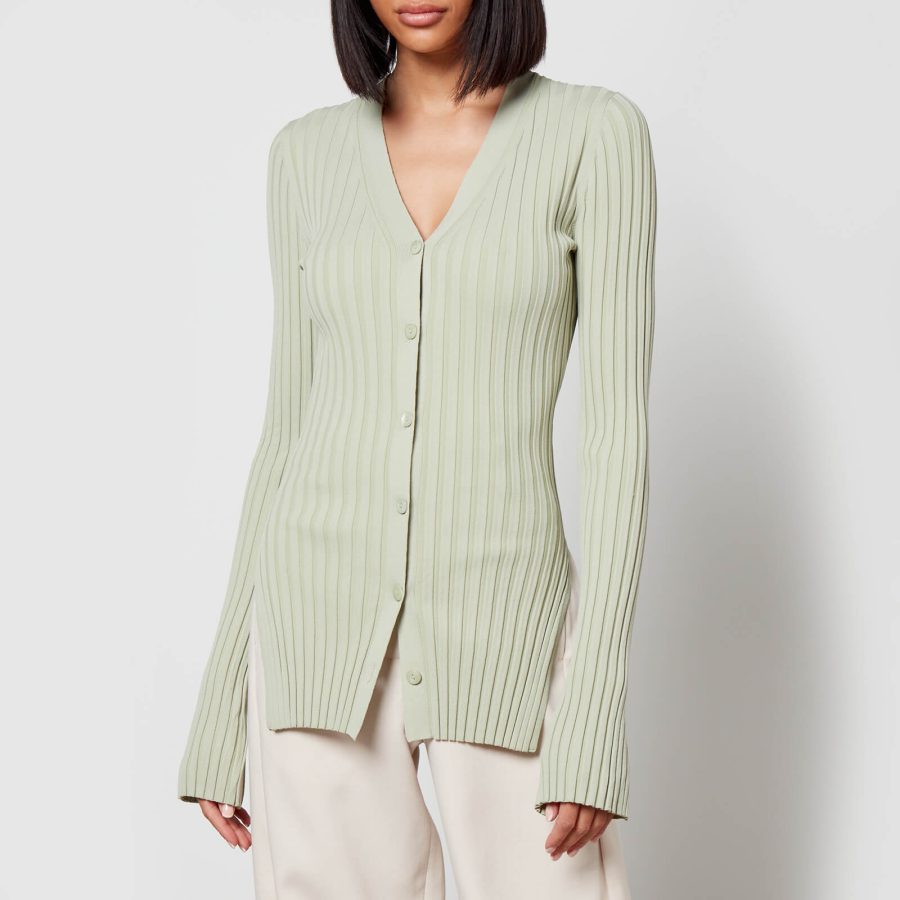 Axel Arigato Rae Ribbed-Knit Cardigan - S