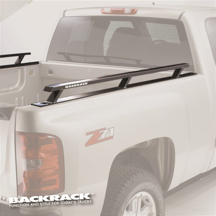 BACKRACK 65524 Side Rails to use w/Standard Bed | Black, No Drill Fits 2019-2024 Chevrolet/GMC Silverado/Sierra 2500 HD/3500 HD