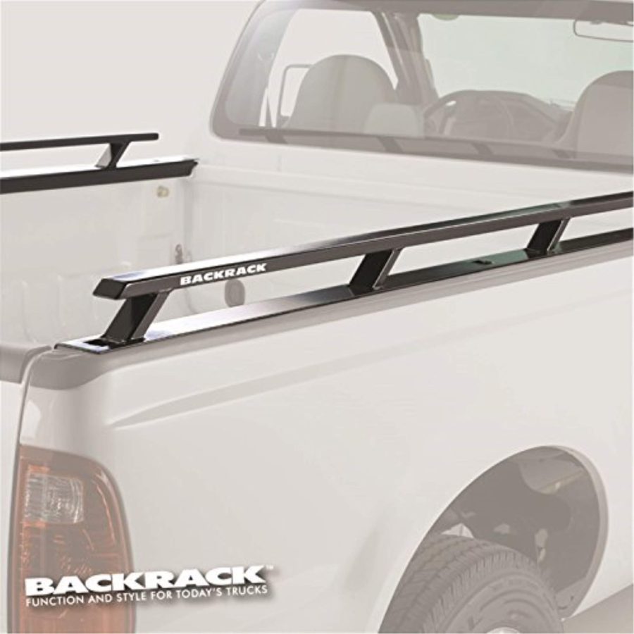 BACKRACK 80524 Side Rails to use w/Standard Bed | Black, No Drill Fits 2017-2024 Chevrolet/GMC Silverado/Sierra 1500; 2020-2024 Chevrolet/GMC Silverado/Sierra 2500/3500 HD & Others