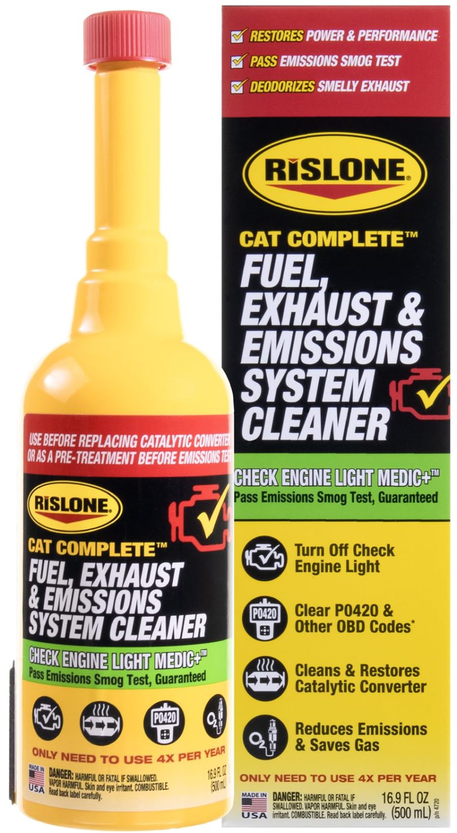 BARS LEAKS 4720 Cat Complete Fuel, Exhaust and Emissions System Cleaner