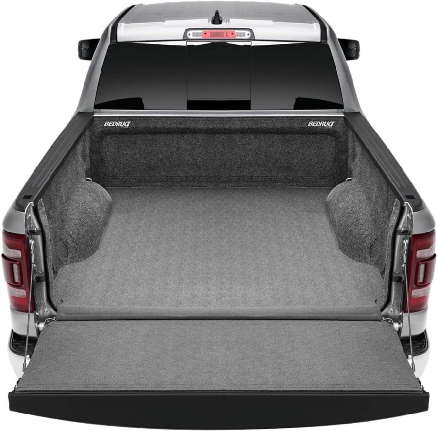 BEDRUG ILC19CCK Impact Bed Liner | Fits 2019 - 2024 Chevrolet Silverado / GMC Sierra 1500 69.9 Bed, New Body Style w/Out CrbnProBed (BRZSPRAYON required over Spray-In Liner), Charcoal Grey