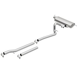 BRE EXHAUST 106-0045 Direct-Fit Replacement Exhaust System For 2007-2011 Jeep Wrangler 3.8L