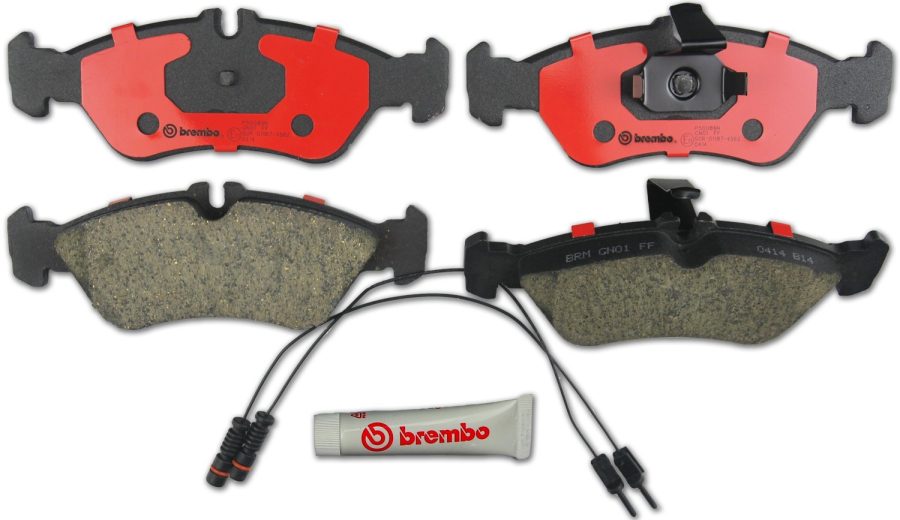 BREMBO P50089N Brake Pad; NAO; FMSI Number D1006-7909; Ceramic; Set Of 4 For 2003-2006 Dodge Sprinter 2500, 3500