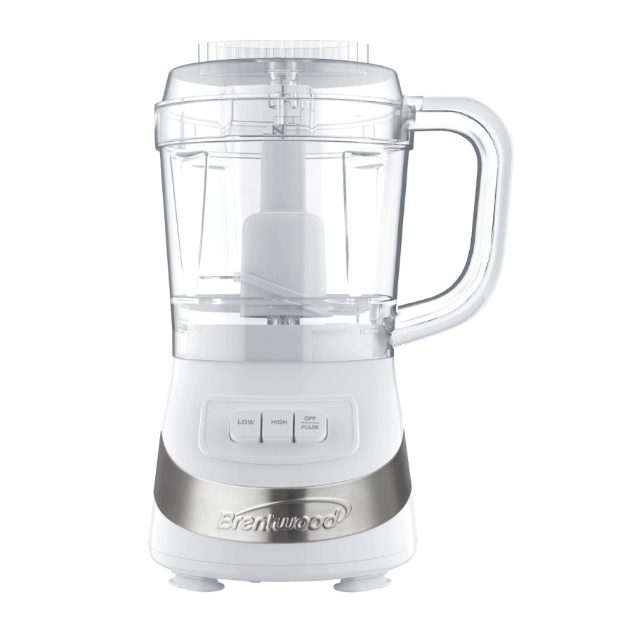 BRENTWOOD FP-549W 3-Cup Food Processor (White)