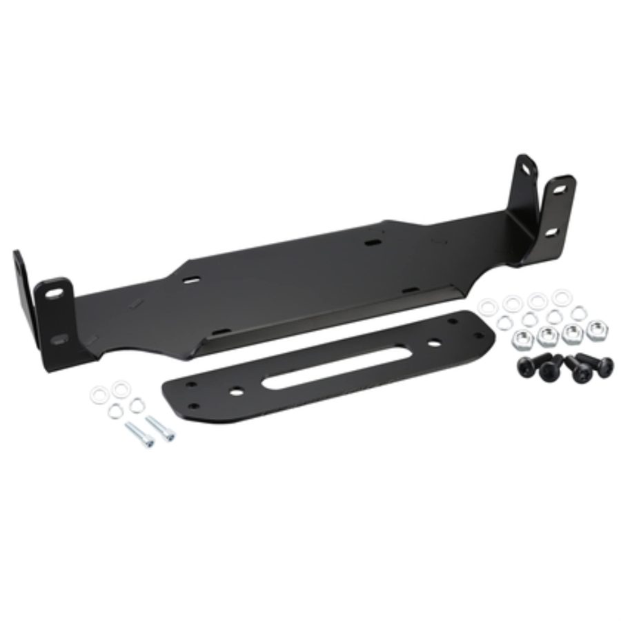 BULLDOG WINCH 20353 Jeep JL Winch Mount 18-Pres Wrangler JL W/Oe Steel Winch Mount Bumper,Black