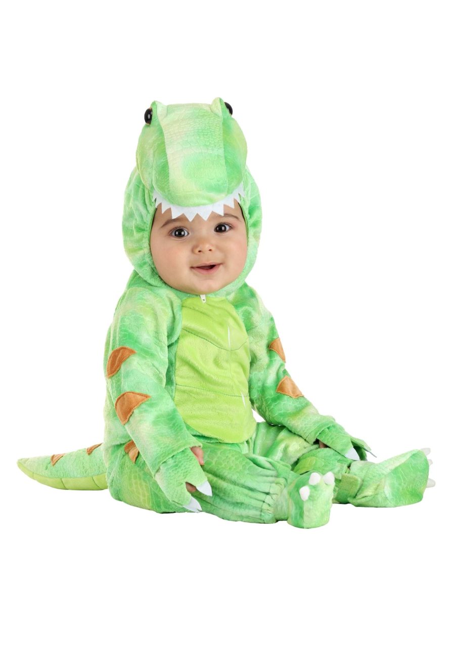 Baby Green T-Rex Costume