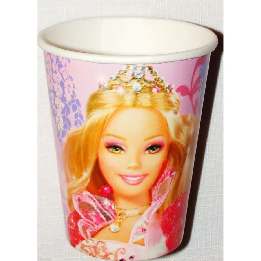 Barbie 12 Dancing Princess Paper Cups Birthday Party Supplies 9oz 8 Per Package