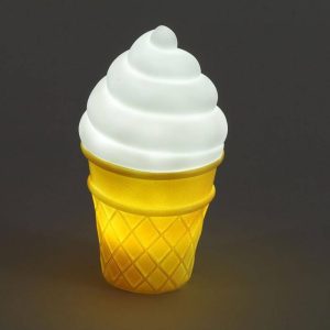 Battery Powered Icecream Cone Night Lamp