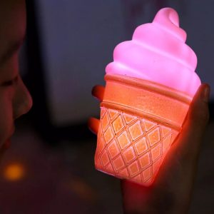 Battery Powered Icecream Cone Night Lamp