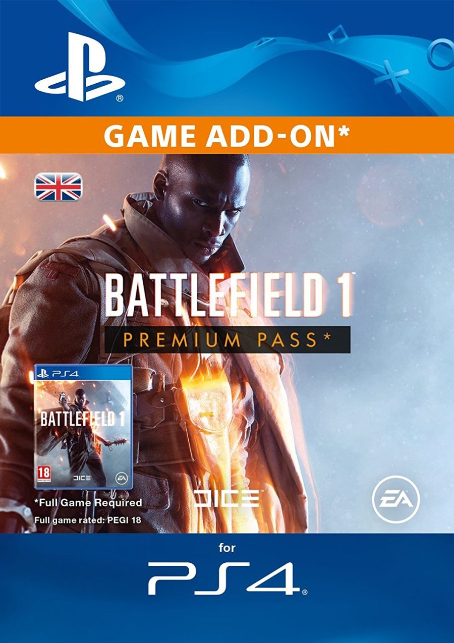 Battlefield 1: Premium Pass Digital Copy Key (Playstation 4): Global Key (works worldwide)