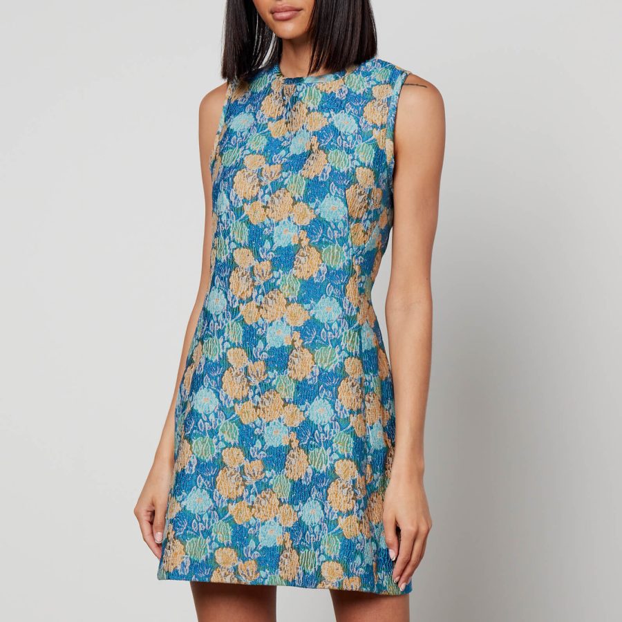 Baum Und Pferdgarten Arizona Floral-Jacquard Mini Dress - EU 40/UK 12