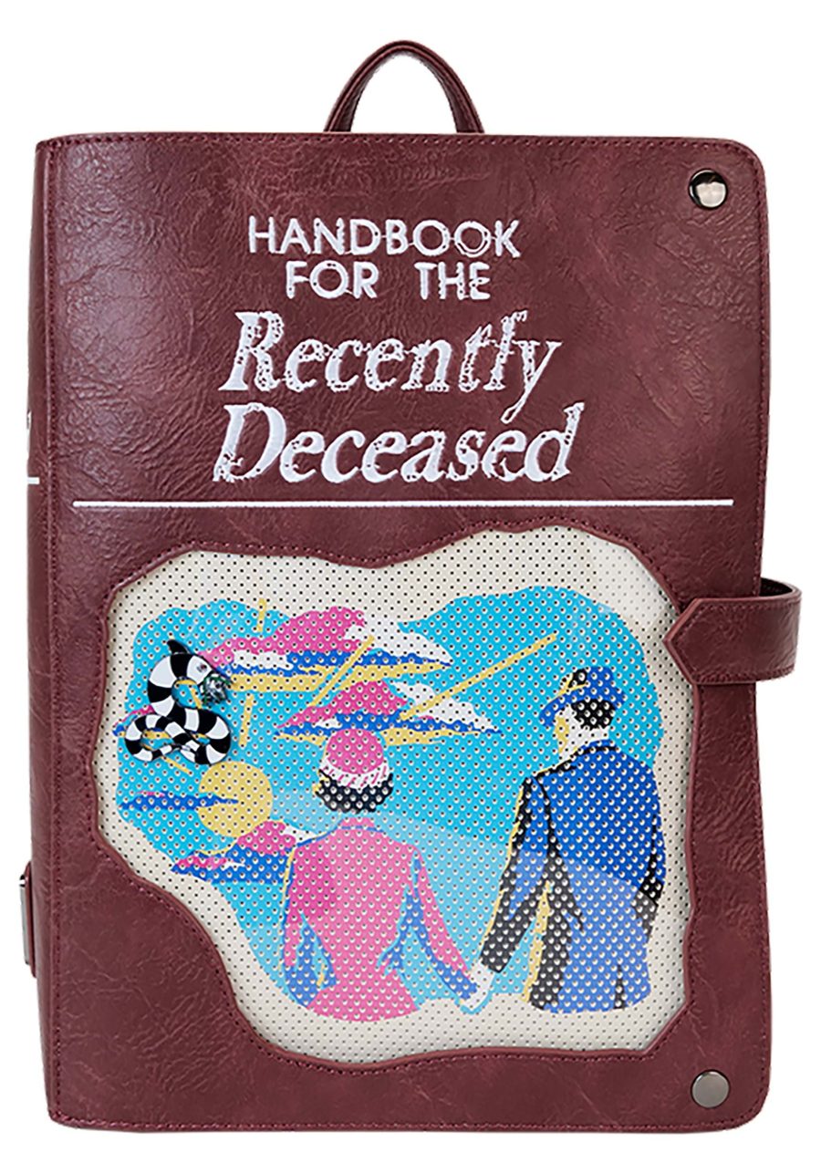 Beetlejuice Recently Deceased Handbook Loungefly Backpack