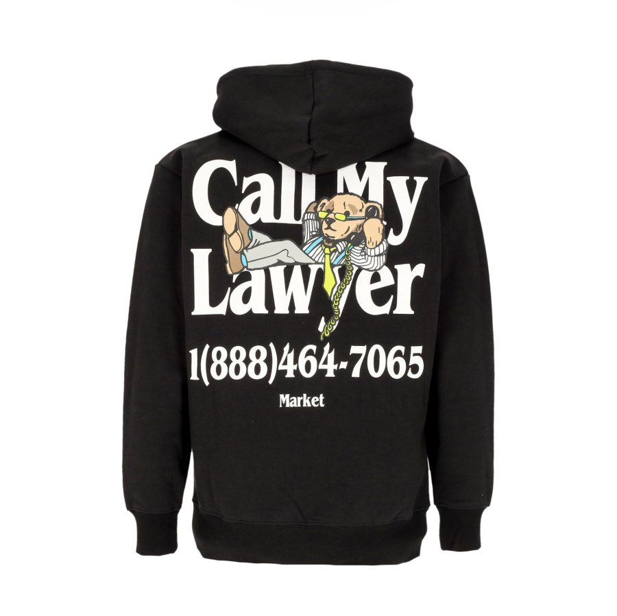 Better Call Bear Hoodie Black Men's Hoodie