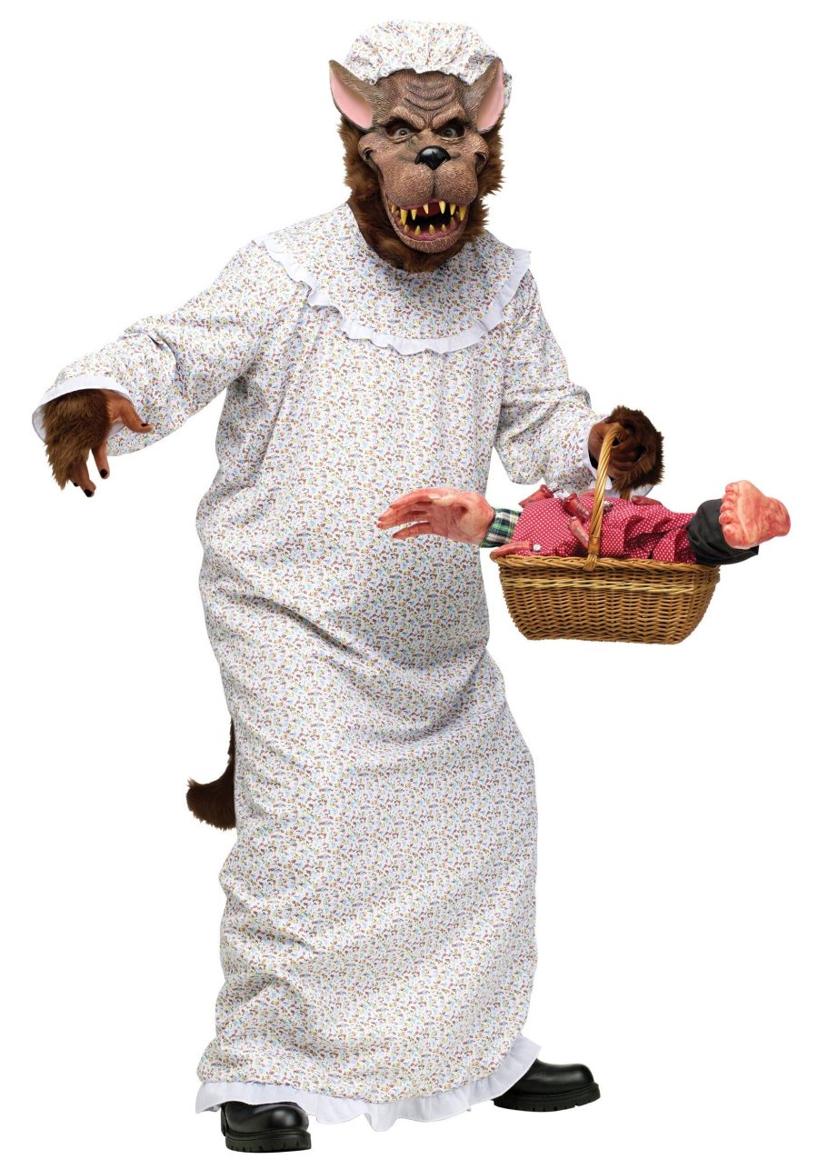 Big Bad Granny Wolf Adult Costume