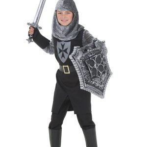 Black Knight Costume for Kids