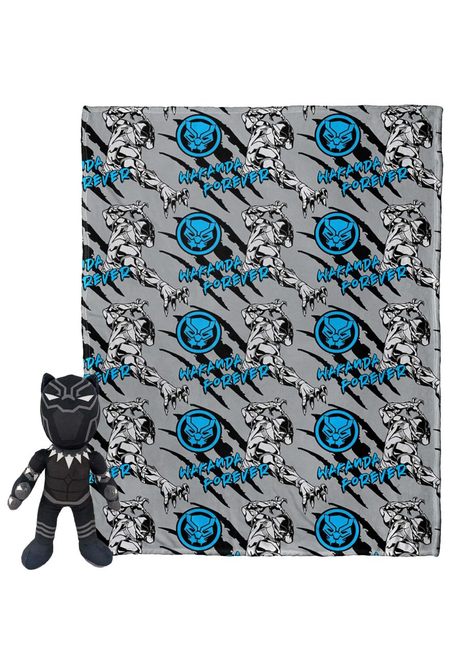 Black Panther Claws Hugger Plush & Comfy Throw