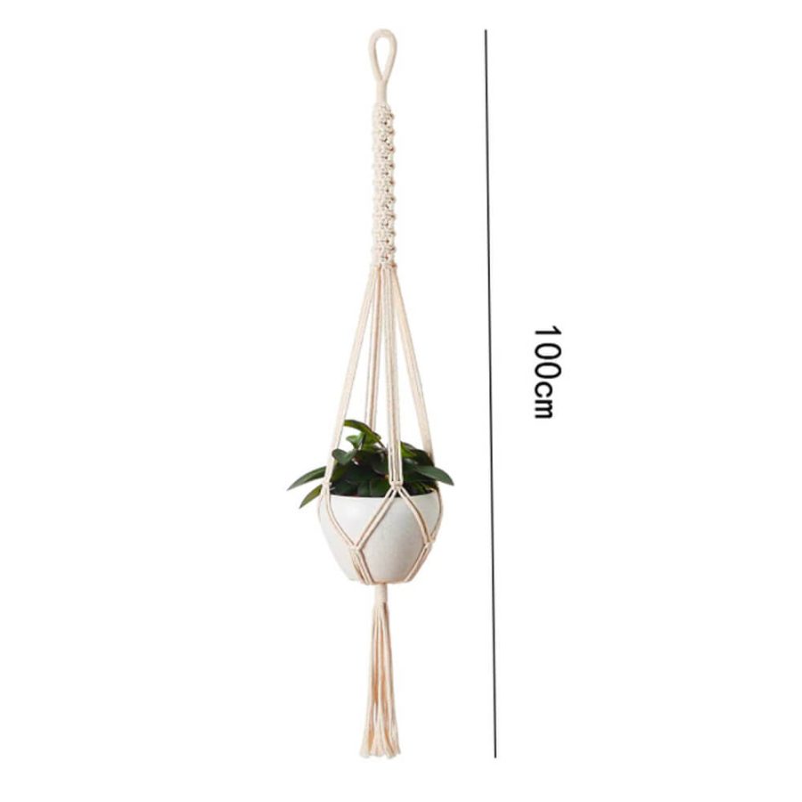 Boho Styled Macrame Plant Hangers