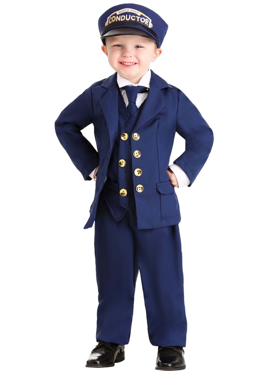 Boy's North Pole Train Conductor Toddler Costume