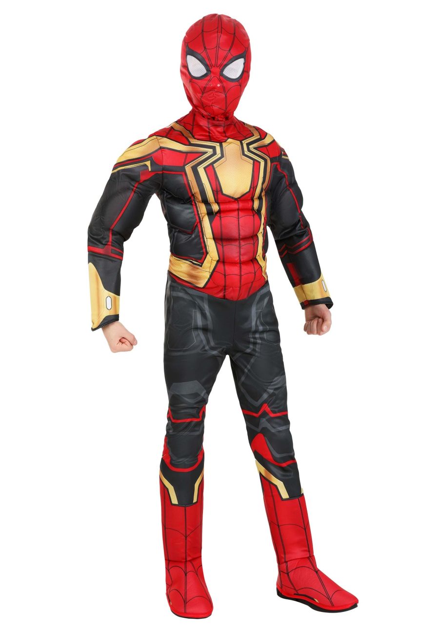 Boy's Spider-Man Integrated Suit Costume