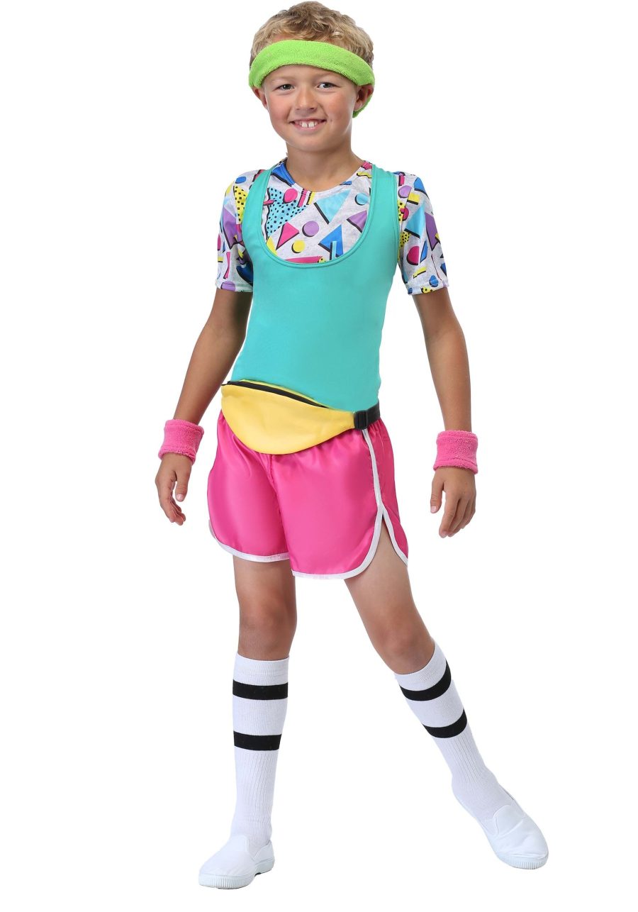 Boy's Work It Out 80s Costume