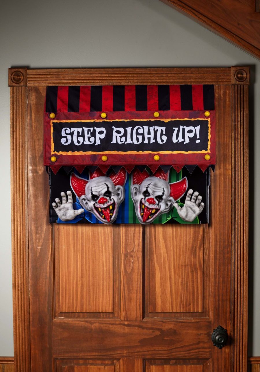 Brick Thunder Drop-Down Clown Door Animatronic Decoration