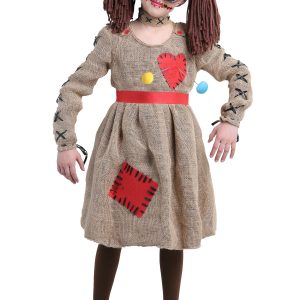 Burlap Voodoo Doll Girls Costume