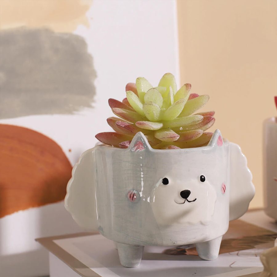 Cartoon Animal Shaped Ceramic Flower Pots